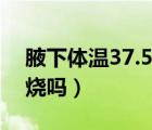 腋下体温37.5度算发烧吗（儿童37.5度算发烧吗）