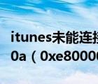 itunes未能连接到此ipad发生错误0xe800000a（0xe8000012）