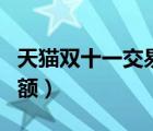 天猫双十一交易额直播实况（天猫双十一交易额）