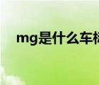 mg是什么车标价格多少（mg是什么车）