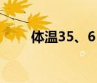 体温35、6（体温35.6是怎么回事）