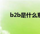 b2b是什么意思（批线差是什么意思）