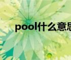 pool什么意思怎么读（pool什么意思）