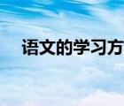 语文的学习方法初中（语文的学习方法）