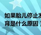 如果胎儿停止发育了有什么症状（胎儿停止发育是什么原因）