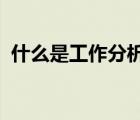 什么是工作分析工作分析的重要作用是什么