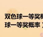 双色球一等奖概率相当于抛钱币多少次（双色球一等奖概率）