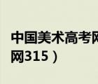 中国美术高考网官方网站下载（中国美术高考网315）