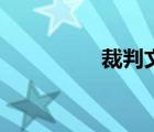 裁判文书网官网（彩排）