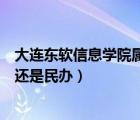 大连东软信息学院属于什么学校（大连东软信息学院是公办还是民办）