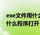 exe文件用什么软件打开（exe是什么文件用什么程序打开）