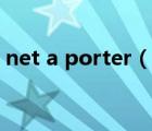 net a porter（说一说net a porter的简介）