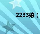 2233娘（说一说2233娘的简介）