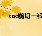 cad剪切一部分（cad剪切一段一段的）