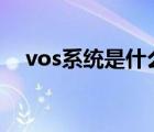 vos系统是什么意思（VOS 是什么意思）