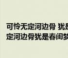 可怜无定河边骨 犹是春闺梦里人令人心生什么之情（可怜无定河边骨犹是春闺梦里人表达了诗人）