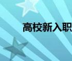 高校新入职教师培训（新高校教师）