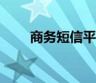 商务短信平台群发（商务短信平台）