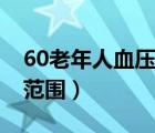 60老年人血压正常范围（70老年人血压正常范围）