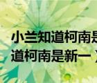 小兰知道柯南是新一吗（怪盗基德什么时候知道柯南是新一）