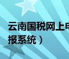 云南国税网上申报系统设置（云南国税网上申报系统）