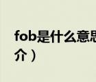 fob是什么意思（说一说fob是什么意思的简介）