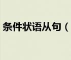 条件状语从句（说一说条件状语从句的简介）