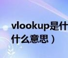 vlookup是什么意思怎么应用（vlookup是什么意思）