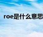 roe是什么意思财务杠杆（roe是什么意思）