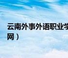 云南外事外语职业学院官网专业（云南外事外语职业学院官网）