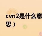 cvn2是什么意思（cvn2输入不正确是什么意思）