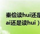 秦侩读hui还是kuai知乎（秦侩的 侩 是读kuai还是读hui）