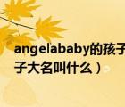 angelababy的孩子到底是什么样（请问Angelababy的孩子大名叫什么）