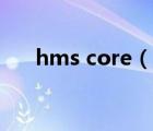 hms core（说一说hms core的简介）