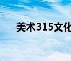 美术315文化课多少上2本（美术315）