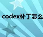 codex补丁怎么用（CODEX 补丁怎么使用）