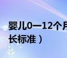 婴儿0一12个月体重表（新生儿每个月体重增长标准）