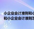 小企业会计准则和小企业会计准则怎么选择（企业会计准则和小企业会计准则怎么选）