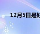 12月5日是好日子吗（12 5什么日子）