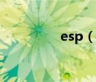 esp（说一说esp的简介）