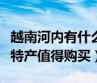 越南河内有什么特产可以买（越南河内有什么特产值得购买）