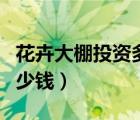 花卉大棚投资多少钱一平方（花卉大棚投资多少钱）