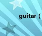 guitar（说一说guitar的简介）