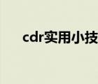 cdr实用小技巧（cdr贝塞尔抠图技巧）