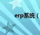 erp系统（说一说erp系统的简介）