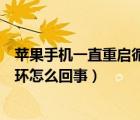 苹果手机一直重启循环怎么回事知乎（苹果手机一直重启循环怎么回事）