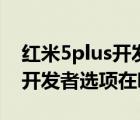 红米5plus开发者选项在哪里找（红米5plus开发者选项在哪里）