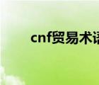 cnf贸易术语啥意思（cnf贸易术语）