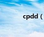 cpdd（说一说cpdd的简介）