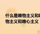 什么是唯物主义和唯心主义?其主要分歧是什么（什么是唯物主义和唯心主义）